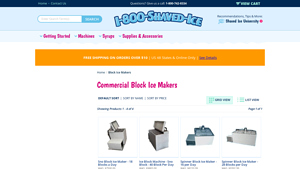 1-800-Shaved-Ice - Sno Block Ice Maker