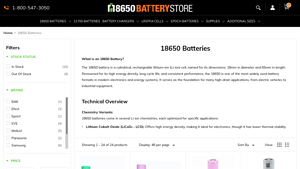 Samsung - 18650 Batteries