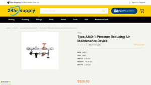 Tyco - AMD-1 Pressure Reducing Air Maintenance Device