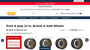 4WheelParts - Bronze & Gold 22 Inch Off Road Wheels