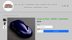 House of Kolor - KBC05 Cobalt Blue Shimrin 2 Base Coat