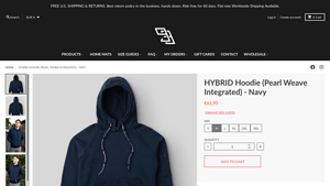 93brand - HYBRID Hoodie (Navy)