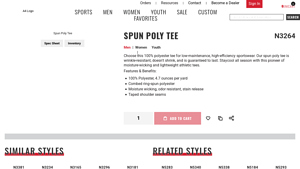 A4 - Spun Poly Tee