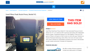 Aaronequipment - Used Pikes Peak Rosin Press V2