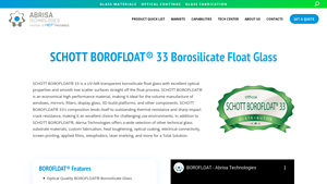 Abrisatechnologies - SCHOTT BOROFLOAT® 33