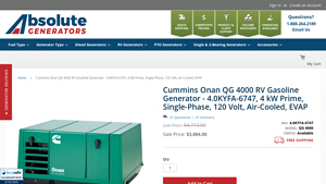 Cummins - Onan QG 4000 RV Generator