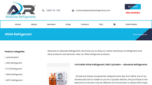 Absolute Refrigerants - 404A Refrigerant
