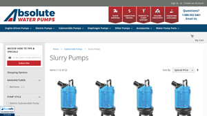 Absolute Water Pumps - 2KAG204 2 Cast Iron Pump