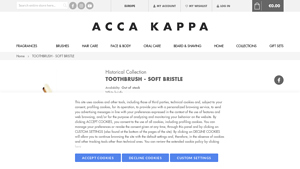 Acca Kappa - Soft Bristle Toothbrush