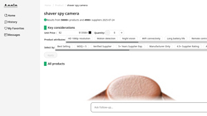 Accio - Shaver Spy Camera