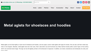 AccTrims - Custom Metal Aglets
