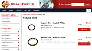 AccuGlass Products - Kapton® Tape