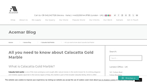 Acemar Stone - Calacatta Gold Marble