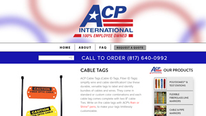 ACP International - Cable Tags