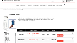 Action Health - Emesis Bags and Dispenser