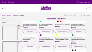 AdultShop - Wearable Vibrators