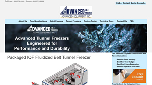 Advanced Freezer - Fluidized Tunnel Freezer