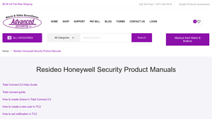 Resideo - Security Product Manuals