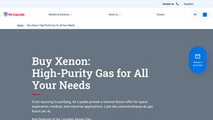 Air Liquide - Xenon Gas Features