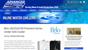 Advanced Water Products Inc - Brio USCOLD100 Under Sink Cooler