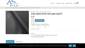 AdventureXpert - 20D Ripstop Nylon Soft