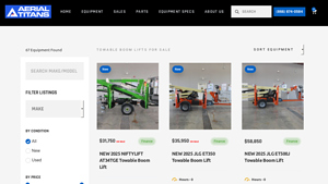 Aerial Titans - Towable Boom Lifts