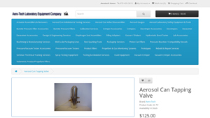 Aero-Tech - Aerosol Can Tapping Valve