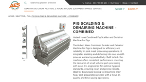 Hubert Haas - Combined Pig Scalding & Dehairing Machine