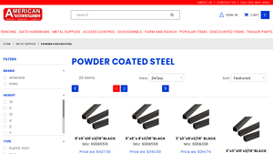 AFence - Powder Coated Steel Products