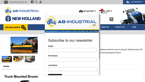 AG Industrial - M-B Truck Mounted Broom