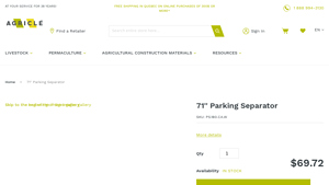Agricle - 71 Parking Separator