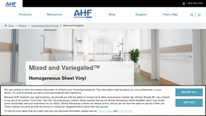AHF Contract - Mixed and Variegated™ Homogeneous Sheet Vinyl