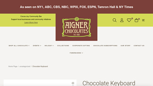 Aigner Chocolates - Chocolate Keyboard