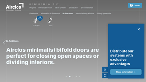 Airclos - Large Aluminium Folding & Sliding Glass Doors
