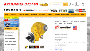 Ingersoll Rand - SS100P01R85-21 Starter