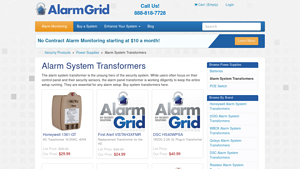 Alarm Grid - Honeywell 1361-GT AC Transformer