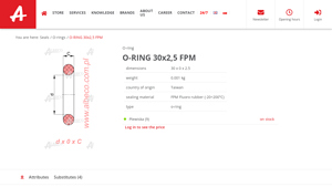 Albeco - O-RING 30x2.5 FPM