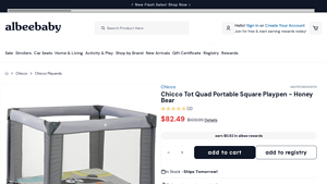 Chicco - Tot Quad Portable Square Playpen