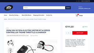 Alfa Wheels - 350W 24V Electric Motor Kit
