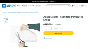 AliMed - Aquaplast RT™ Standard Perforated Sheet