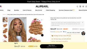 Alipearl - Body Wave Weave Honey Blonde Hair Bundles