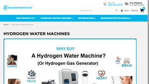 Alkaline Water Plus - Buder HS-72 Hydrogen Water Machine