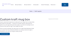 All Box Maker - Custom Kraft Mug Boxes