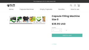 All In Capsule - Capsule Filling Machine Size 0