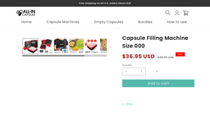All In Capsule - Capsule Filling Machine Size 000
