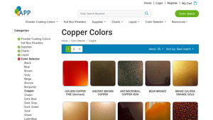 All Powder Paints - Copper Products