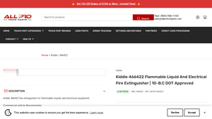 Kiddie - 466422 Flammable Liquid and Electrical Fire Extinguisher