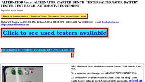 AllStates - Alternator Starter Bench Tester