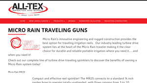 Alltex Irrigation - Micro Rain Traveling Guns