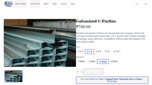 Alpha Steel - Galvanized C-Purlins